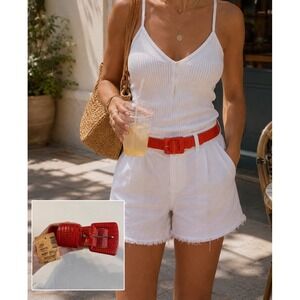 Vintage Red /Orange Belt NWT